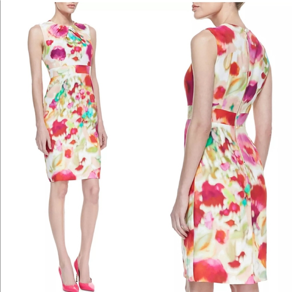 Kate Spade Multicolor Floral Midi Dress